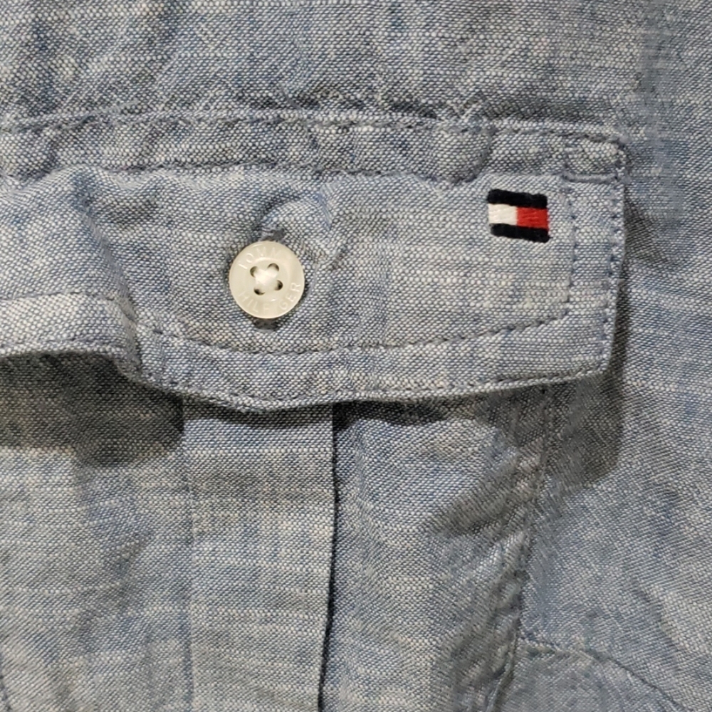 Tommy Hilfiger Chanbray Denim Shirt - Picture 4 of 5